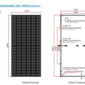 Panel Solar Trina DE19R565W-30MM – 565W Monocristalino