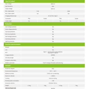 Cargador de Vehiculos Electricos Growatt Thor 22kW Trifásico